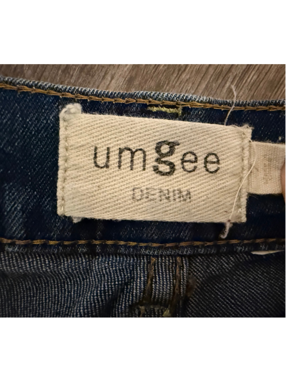 Umgee Denim Women's Flare Wide Leg Dark Wash Stretch Trouser Jeans Sz 7 - Picture 6 of 10
